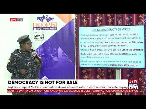 Democracy Is Not For Sale: Two-year jail term too lenient for vote buying offenders — ACP Brown