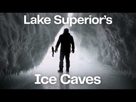 Exploring Incredible Ice Formations On The Biggest Lake In The World | Northern Ontario Winter