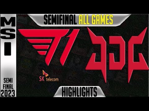 T1 vs JDG Highlights ALL GAMES | MSI 2023 Brackets Semi-final Day 9 | T1 vs JDG Esports