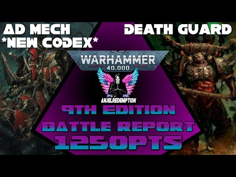Ad Mech *New Codex* vs Death Guard | Warhammer 40k 9th Edition Battle Report | 1250pts | Narrative