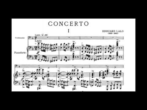 Édouard Lalo - Cello Concerto (audio + sheet music)