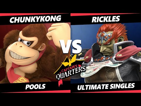 Captain's Quarters 5 SSBU - Rickles (Ganondorf) Vs. ChunkyKong (Donkey Kong) Smash Ultimate Pools