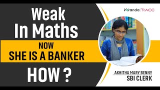Weak In Maths | Now She is a Banker | How? | A Success Story of a Akhitha | SBI CLERK | Veranda Race