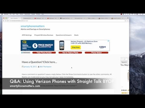 Q&A: Using Verizon Phones with Straight Talk BYOP