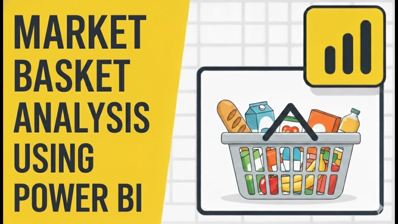 Market Basket Analysis Dashboard in Power BI using Python | Complete 20-Min Tutorial