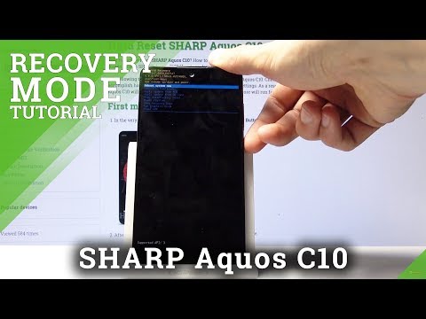 Recovery Mode SHARP Aquos C10 - How to Open & Use SHARP Recovery Mode