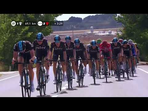 The Sky chase -  Stage 5 - La Vuelta 2017