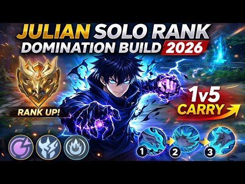 JULIAN SOLO RANK DOMINATION BUILD 2026 - EASY WINS & FAST RANK UP! - MLBB