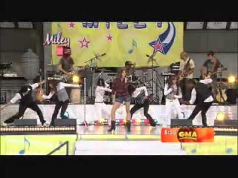 Miley Cyrus live GMA 20-07-2008