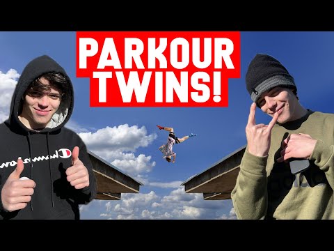 Professional Parkour Twins!