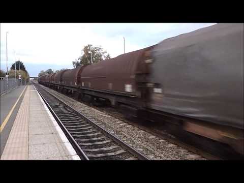 HD DB RED 60092 passes ashchurch on 6v07 round oak to margam 30/10/13