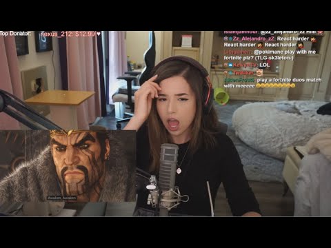 Pokimane reacts to Awaken League of Legends