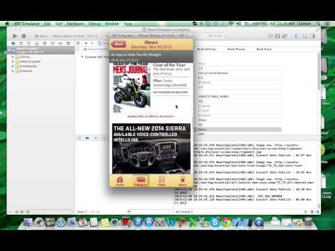 Project Template -  News App Template for iOS, RSS Feed Reader App Template v1.2 (New)