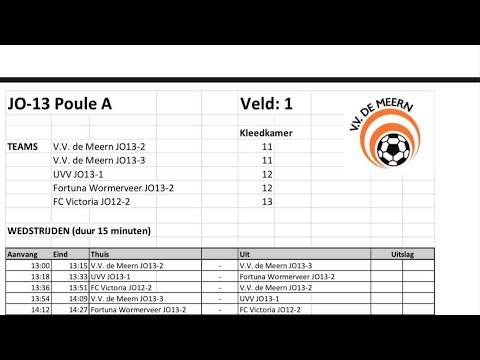 20230625 Toernooi v.v. de Meern JO13