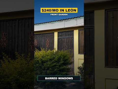 $240/Month León, Nicaragua House #Shorts