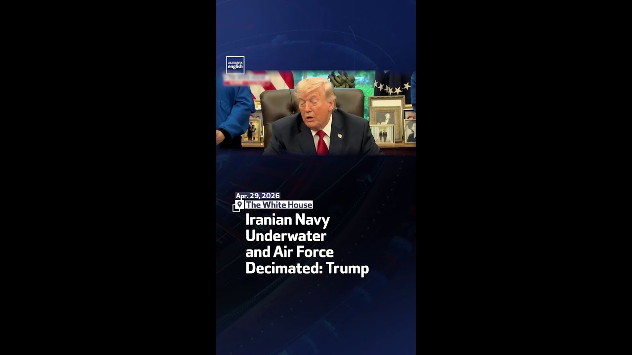Video | Iranian Navy Underwater And Air Force Decimated: Trump