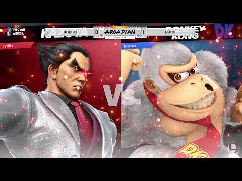 NorCal Ultimate Arcadian 2023 - Top 64 - Navilence (Kazuya) vs. Kratos (Donkey Kong)