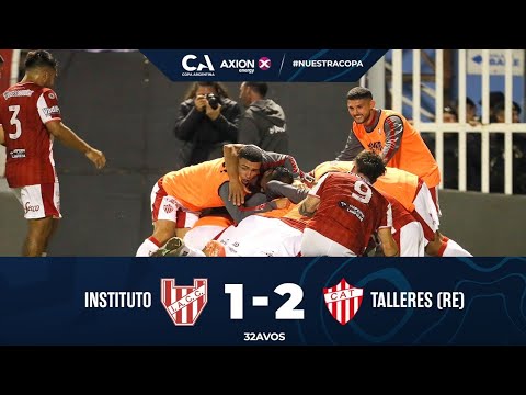 Resumen de Instituto vs Talleres R. Escalada 1/32