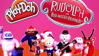 RUDOLPH THE RED NOSED REINDEER Toys with Santa Claus, Rudolph + Play-Doh Fun Toy Video