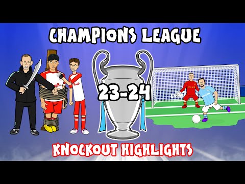 🏆UCL KNOCKOUT STAGE HIGHLIGHTS🏆 2023/2024 UEFA Champions League Best Games and Top Goals!