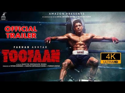 Toofaan Movie : Official Trailer : Farhan Akhtar, Mrunal Thakur, Paresh Rawal | Ultra HD  Prime