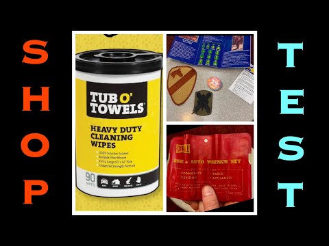 Interesting Items from my friend Joe,  Plus Review of Tub-O-Towels!