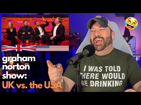 American Reacts to the Graham Norton Show: UK vs. the USA!