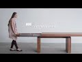 how to open the double extendable dining table soul u0026 tables