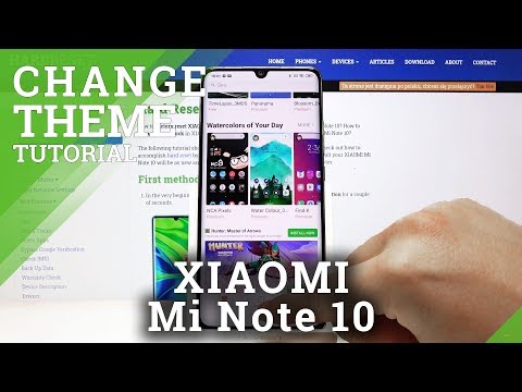 How to Change Theme in Xiaomi Mi Note 10 – Switch Device Theme