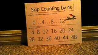 Skip Count by 4's song