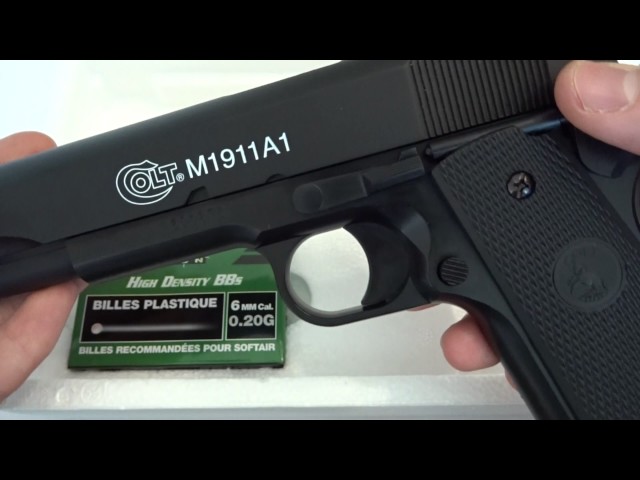 Vídeo relacionado con Pistola de airsoft Colt 1911 A1 HPA (0,5 julios) con cañón de metal