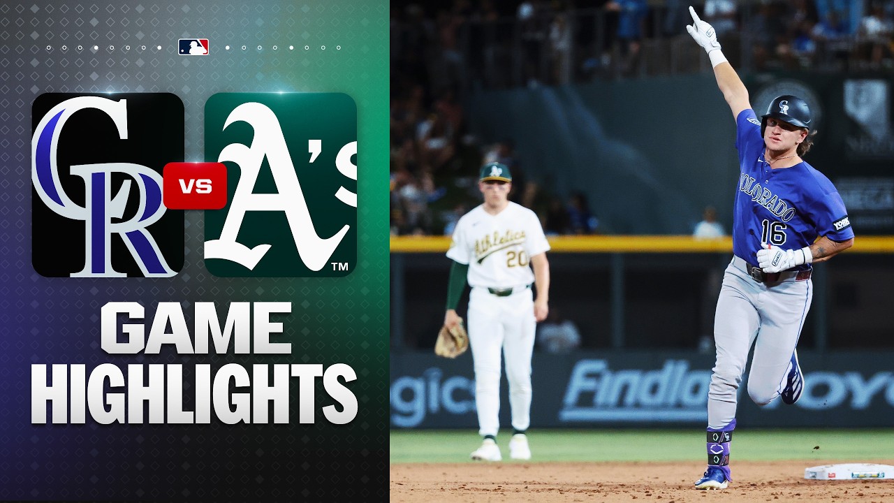Rockies vs. A's Game Highlights (6/12/26) | MLB Highlights