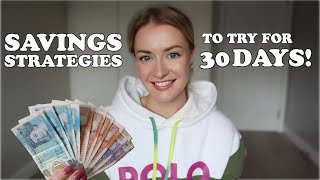 4 simple money saving strategies | August goals - 30 day challenge