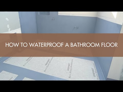 How To Waterproof a Bathroom Floor