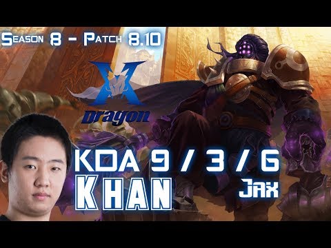 KZ Khan JAX vs DARIUS Top - Patch 8.10 KR Ranked