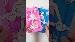 Download lagu Pink🩷Blue💙School look coordination #paperdolls #shorts #paperdoll #paperdoll mp3