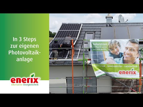 Photovoltaik Angebot - Du hast Interesse an einer Photovoltaikanlage, an einem Stromspeicher oder an einer Ladestation für dein Elektroauto?
In drei Schritten erhältst du von uns ein individuelles Photovoltaik Angebot.