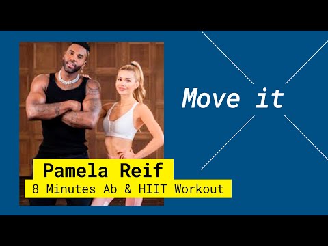 Get Active with Pamela Reif x Jason Derulo II 8 MIN AB &amp; HIIT WORKOUT