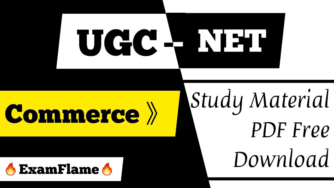 UGC NET Commerce Paper 2 Study Material PDF Download [Free] 2024