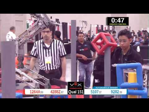 2015 VRC Arts Q151 - 1264A 4288Z vs 5107 9282 - 47 to 61 - VEX Worlds 2015 - Arts Division