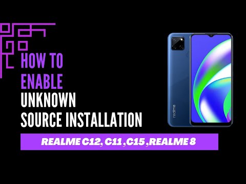 How to enable unknown source installation in Realme c12,c15 ,realme 8 app not install problem fixed