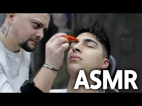 ASMR Red Pen Triggers And Asmr Sleep Massage From Turkish Barber