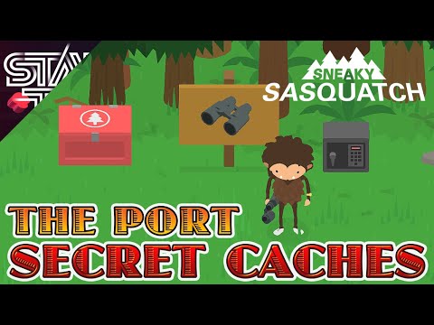 How To OPEN the Port SECRET CACHES in Sneaky Sasquatch