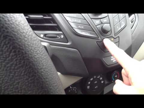 2013 Ford Fiesta Electric Lock Operation