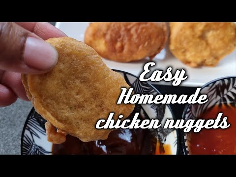 Chicken Mcnuggets/Mac Donald nuggets made at home/ Easy chicken nuggets recipe.