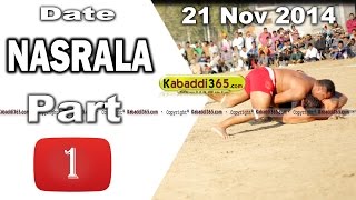 Nasrala (Hoshiarpur) Kabaddi Tournament 21 Nov 2014 Part 1 by Kabaddi365.com
