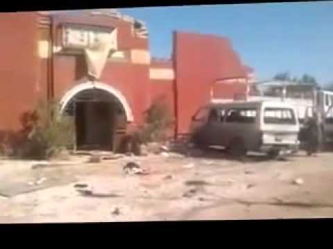 جولة داخل حاجز المرور بعد السيطرة عليه من قبل جبهة النصرة ولواء رجال الله في مدينة الشدادي في الحسكة