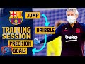 SKILLS & PRECISION: Jump, dribble and mini-goal targetting ?