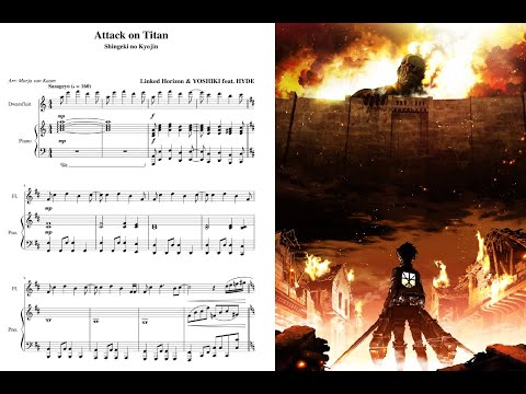 Attack on Titan - Opening 1-4 Medley (for Flute and Piano) [CHECK DESCRIPTION FOR UPDATED VERSION]