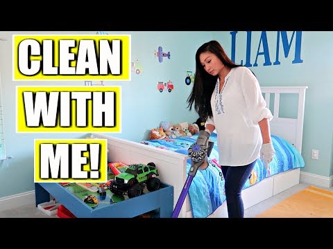 Clean With Me: Cleaning My Kids' Room | Cleaning Motivation / Speed Cleaning Video